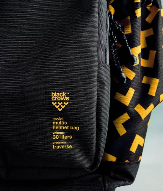 Lisätarvikkeet Black Crows multis kypärälaukku musta-keltainen juniori Z848V285