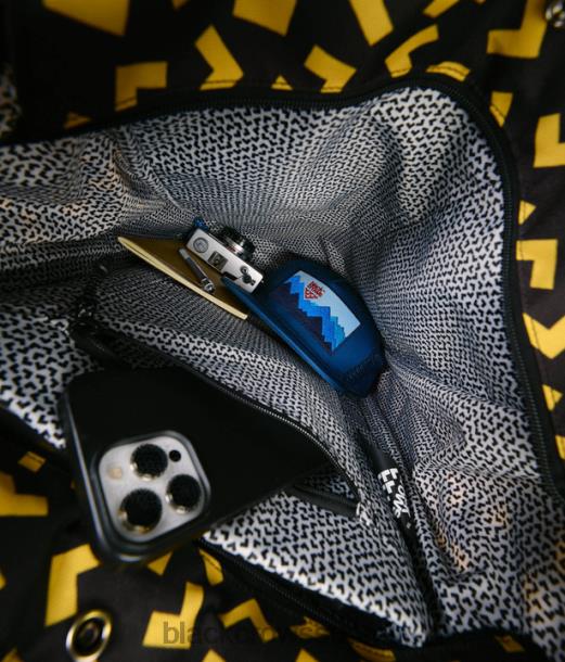 Lisätarvikkeet Black Crows multis kypärälaukku musta-keltainen juniori Z848V285