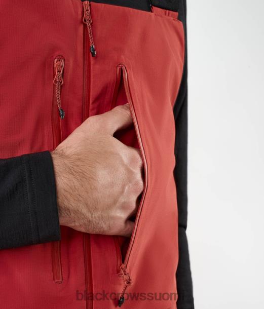 vaatteet Black Crows ora xpore ripstop bib housut ruosteen punainen miehet Z848V106