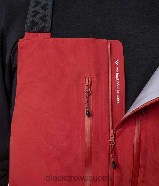 vaatteet Black Crows ora xpore ripstop bib housut ruosteen punainen miehet Z848V106