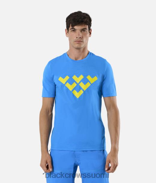 vaatteet Black Crows Chevron merino sekoitus lyhythihainen t-paita sininen miehet Z848V170