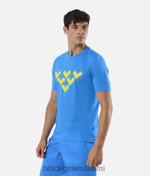 vaatteet Black Crows Chevron merino sekoitus lyhythihainen t-paita sininen miehet Z848V170