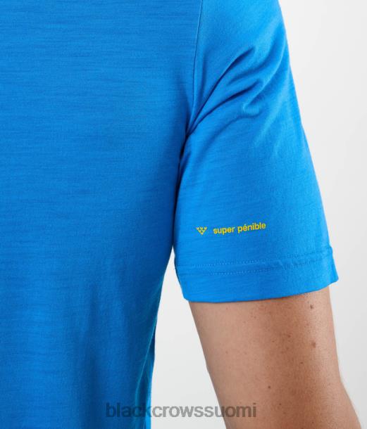 vaatteet Black Crows Chevron merino sekoitus lyhythihainen t-paita sininen miehet Z848V170