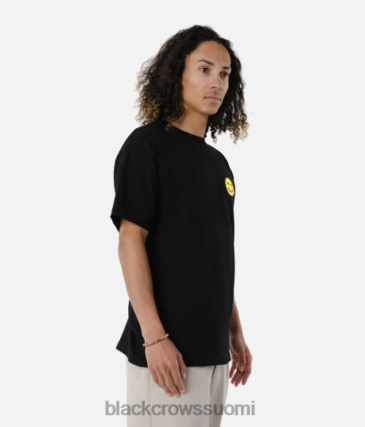 vaatteet Black Crows acid house t-paita musta miehet Z848V195