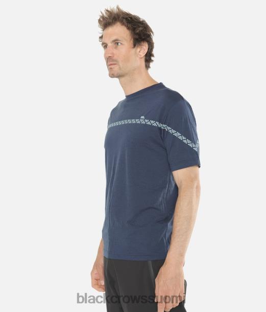 vaatteet Black Crows lyhythihainen merino-paita tummansininen miehet Z848V162