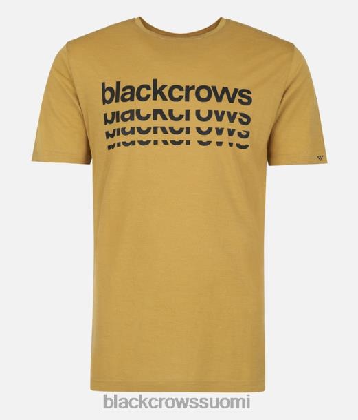 vaatteet Black Crows merino bc lyhythihainen t-paita kulta miehet Z848V159