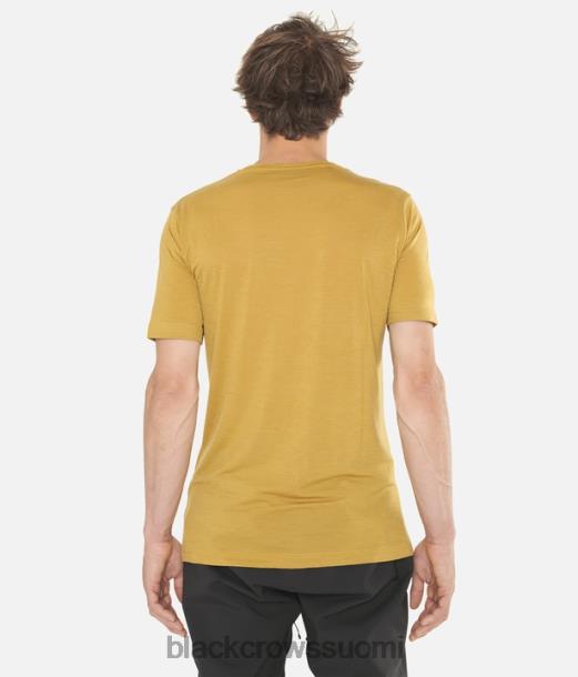 vaatteet Black Crows merino bc lyhythihainen t-paita kulta miehet Z848V159