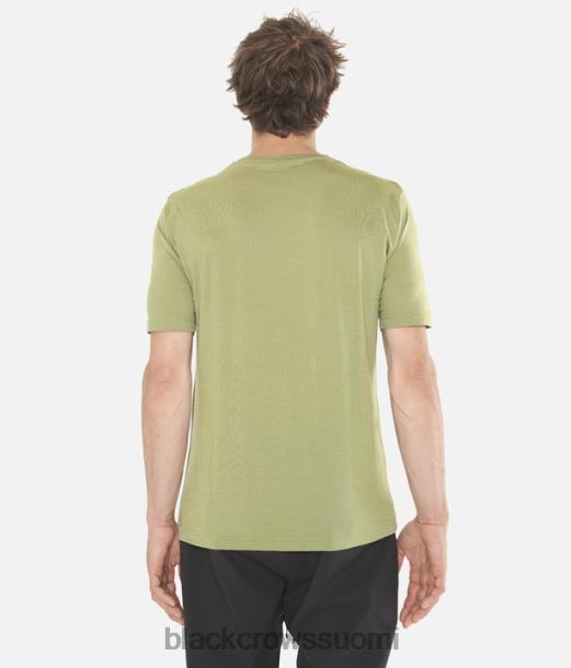vaatteet Black Crows merino bc lyhythihainen t-paita oliivinvihreä miehet Z848V155