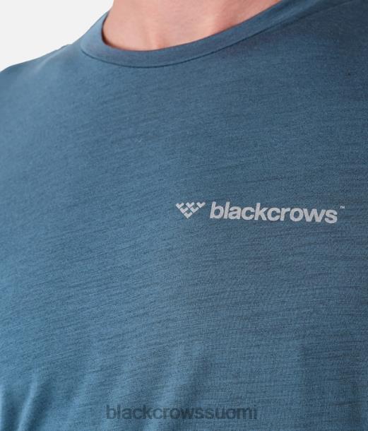 vaatteet Black Crows merino blend lyhythihainen t-paita bensiininsininen miehet Z848V148