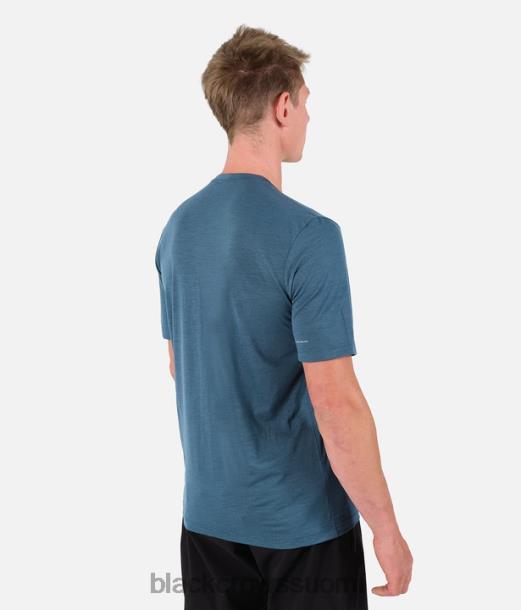 vaatteet Black Crows merino blend lyhythihainen t-paita bensiininsininen miehet Z848V148