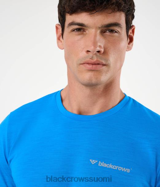 vaatteet Black Crows merino blend lyhythihainen t-paita sininen miehet Z848V167