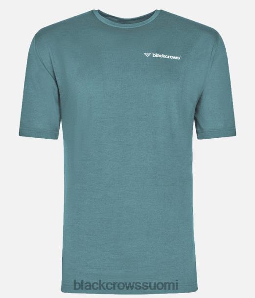 vaatteet Black Crows merino blend lyhythihainen t-paita tummanvihreä miehet Z848V160