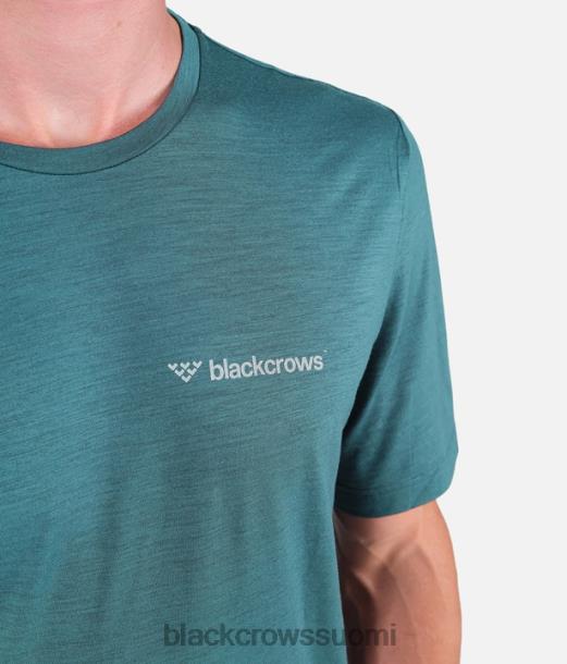 vaatteet Black Crows merino blend lyhythihainen t-paita tummanvihreä miehet Z848V160