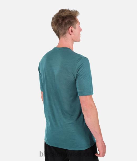 vaatteet Black Crows merino blend lyhythihainen t-paita tummanvihreä miehet Z848V160