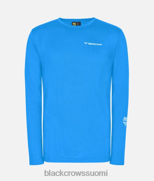 vaatteet Black Crows merino blend pitkähihainen t-paita sininen miehet Z848V169