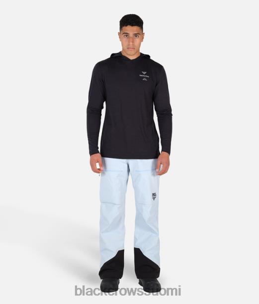 vaatteet Black Crows merino huppari t-paita musta miehet Z848V185