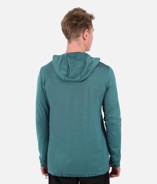 vaatteet Black Crows merino sekoitus huppari t-paita tummanvihreä miehet Z848V161