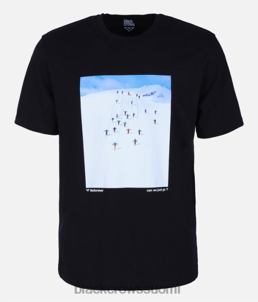 vaatteet Black Crows ova freebird motto premium orgaaninen tee musta miehet Z848V193