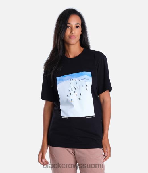 vaatteet Black Crows ova freebird motto premium orgaaninen tee musta miehet Z848V193