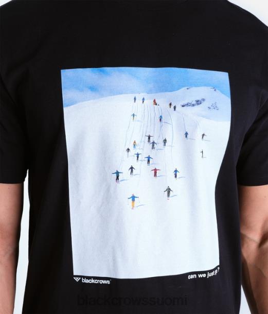 vaatteet Black Crows ova freebird motto premium orgaaninen tee musta miehet Z848V193