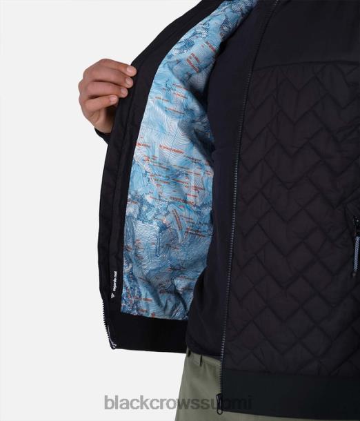 vaatteet Black Crows ferus fleecetakki musta miehet Z848V145