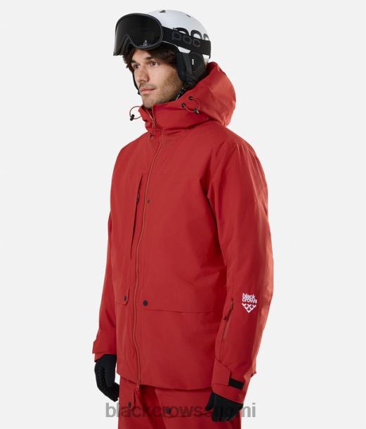 vaatteet Black Crows ora body map -takki ruosteen punainen miehet Z848V70