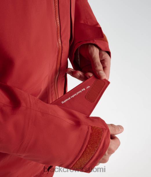vaatteet Black Crows ora xpore ripstop takki ruosteen punainen miehet Z848V69