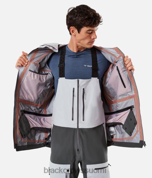 vaatteet Black Crows ora xpore ripstop takki tumma varjo vaaleanharmaa miehet Z848V85