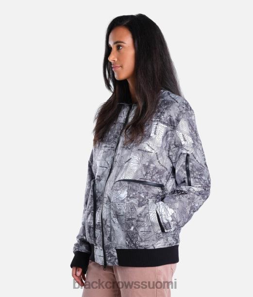 vaatteet Black Crows traverse nest bomber -takki musta valkoinen miehet Z848V97