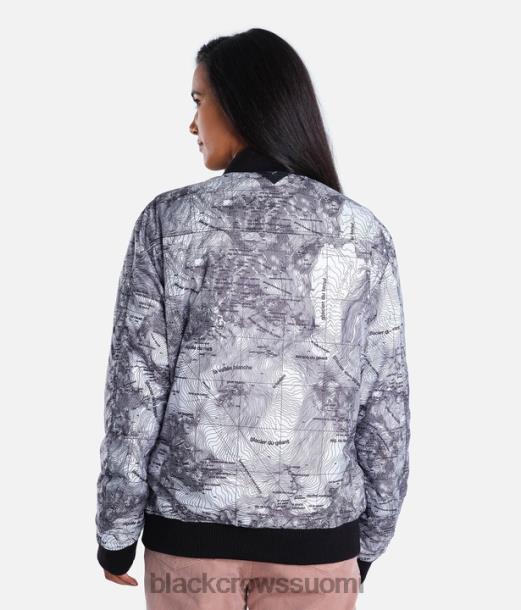 vaatteet Black Crows traverse nest bomber -takki musta valkoinen miehet Z848V97