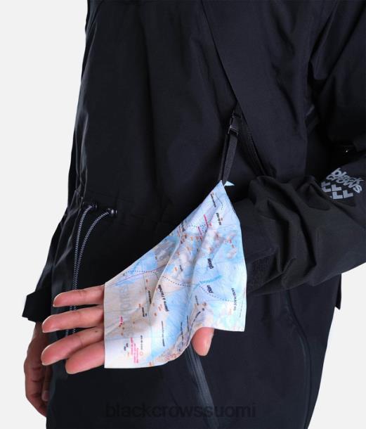 vaatteet Black Crows traverse xpore pakattava takki musta miehet Z848V99