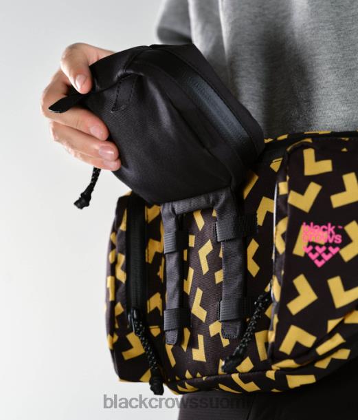 Lisätarvikkeet Black Crows multis vyötärölaukku musta-keltainen miehet Z848V200