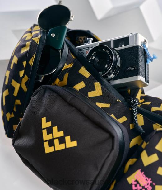 Lisätarvikkeet Black Crows multis vyötärölaukku musta-keltainen miehet Z848V200