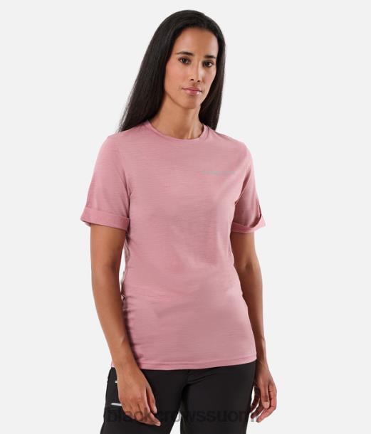 vaatteet Black Crows merino blend lyhythihainen t-paita vanha ruusu naiset Z848V261