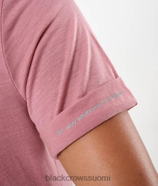 vaatteet Black Crows merino blend lyhythihainen t-paita vanha ruusu naiset Z848V261