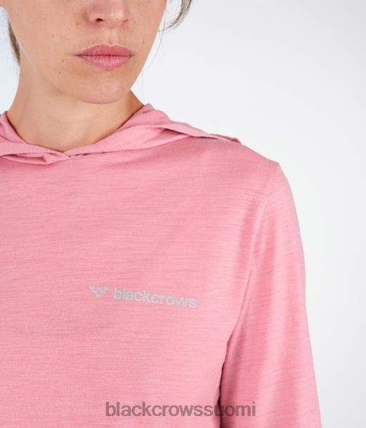 vaatteet Black Crows merino sekoitus huppari t-paita vanha ruusu naiset Z848V264