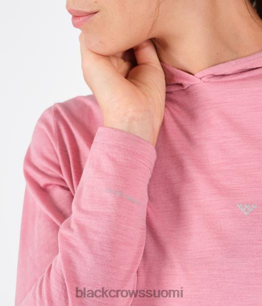 vaatteet Black Crows merino sekoitus huppari t-paita vanha ruusu naiset Z848V264