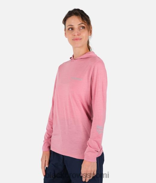 vaatteet Black Crows merino sekoitus huppari t-paita vanha ruusu naiset Z848V264