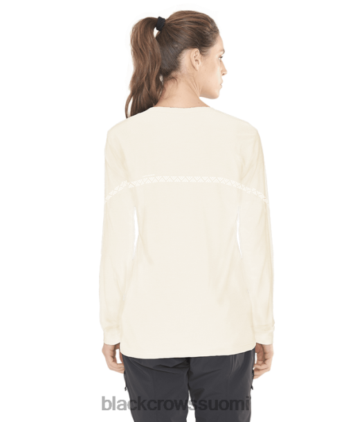 vaatteet Black Crows merinovilla pitkähihainen t-paita luonnonvalkoinen naiset Z848V266