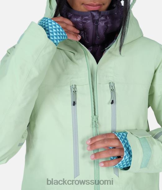 vaatteet Black Crows ora xpore takki vaaleanvihreä naiset Z848V236
