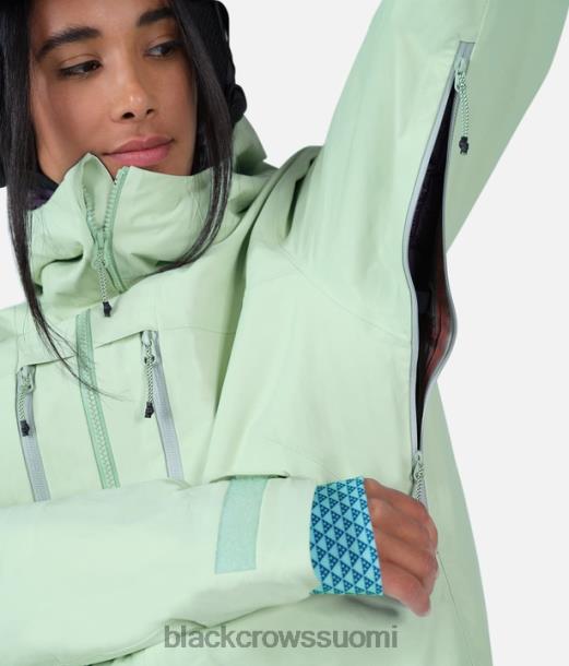 vaatteet Black Crows ora xpore takki vaaleanvihreä naiset Z848V236