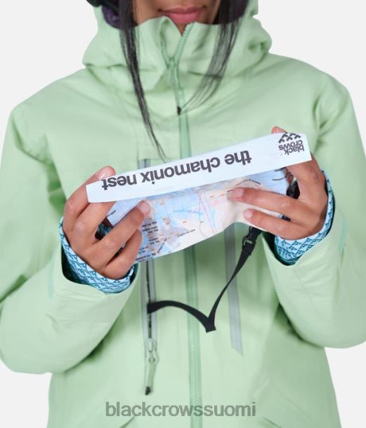 vaatteet Black Crows ora xpore takki vaaleanvihreä naiset Z848V236