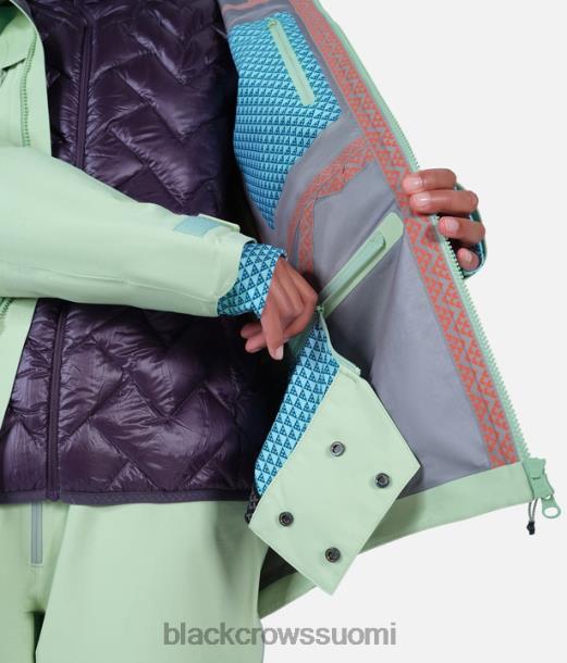 vaatteet Black Crows ora xpore takki vaaleanvihreä naiset Z848V236